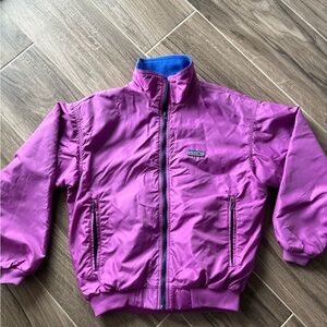 Patagonia Fleece Lined Jacket Girls Size 10